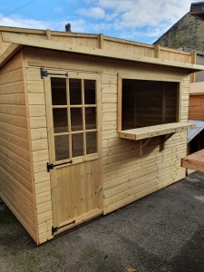 Timber Georgian Garden Bar Sheds